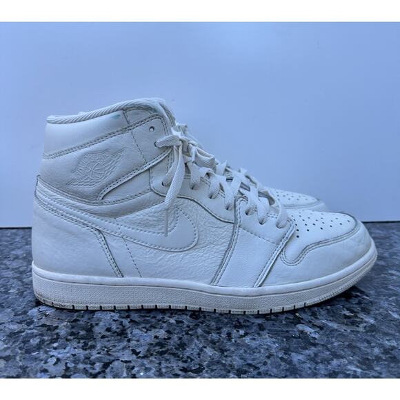 RARE Nike Air Jordan 1 Retro OG High Sail University Red Men’s 11 (555088-114 main image 9